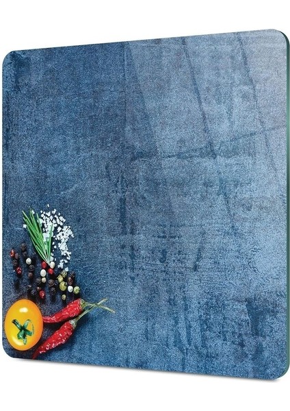 Cam Kesme Tahtası Kare Sebze Desenli fırsatları