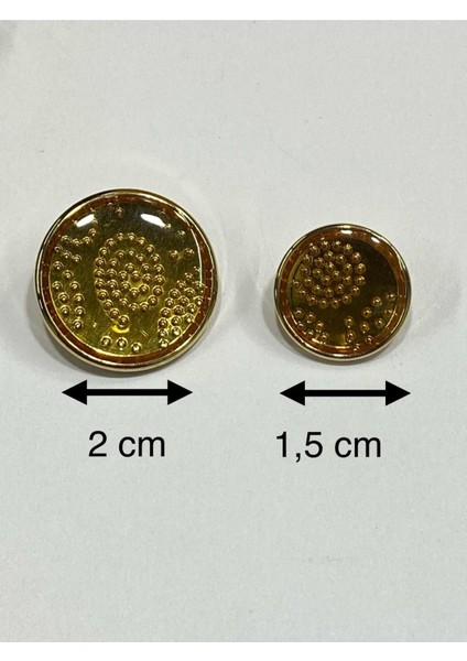 Blazer Ceket Düğme Takımı Gold fırsatları