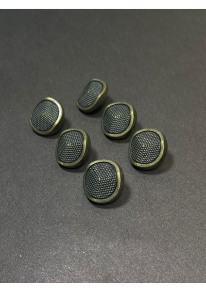 Hırka Yelek Boyu Düğmesi Metalize (Plastik) Düğme Oksit 18 cm 6 'lı Set fiyatları