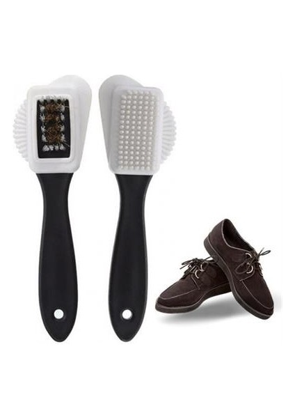 Temizleme Bakım Çift Taraflı Pratik Taşınabilir Ayakkabı Fırçası fırsatları