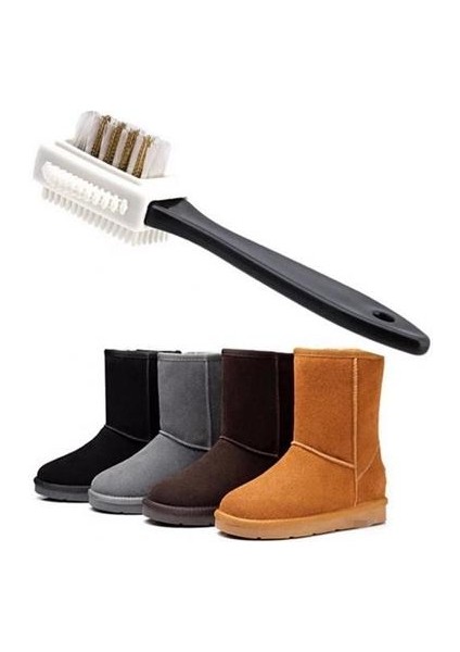 Temizleme Bakım Çift Taraflı Pratik Taşınabilir Ayakkabı Fırçası indirimleri