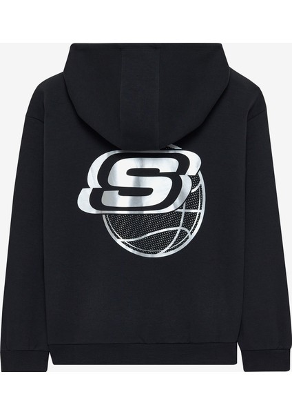 B 2xi-Lock Hoodie Sweatshirt Büyük Erkek Çocuk Siyah Sweatshirt SK242062-001