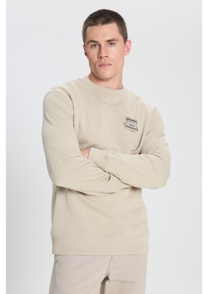 Regular Fit Normal Kesim Bisiklet Yaka Pembe Sweatshirt fırsatları