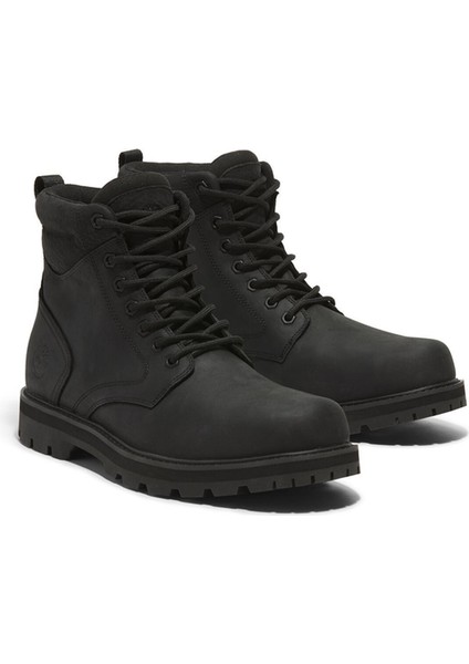Deri Siyah Erkek Bot Brıtton Road Mıd Lace Up Waterproof fırsatları