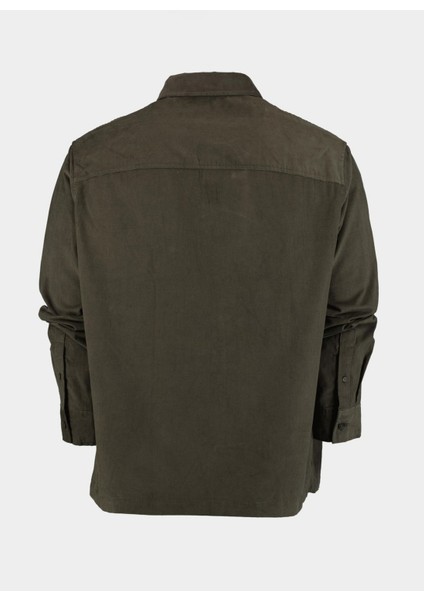 Loose Fit Haki Düz Erkek Gömlek 6DZC11 Znıwz 1897 fiyatları
