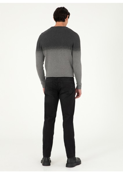Normal Bel Slim Fit Siyah Erkek Denim Pantolon G081SZ080.000.2091812 fırsatları