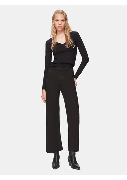 Kadın Danelle Geniş Paça Yüksek Bel Jean Pantolon