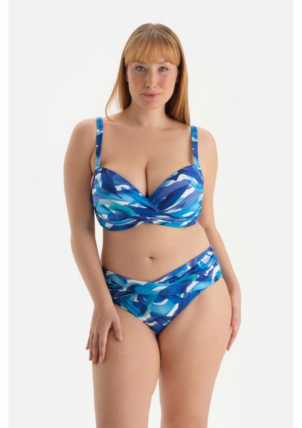 Mavi Yüksek Bel Bikini Alt indirimleri