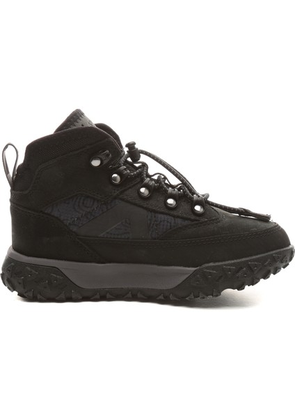 TB1A67NG0151 Timberland Greenstride Motion 6 Mıd Bungee Waterpro Bebek Bot ve &amp;ccedil;izme Siyah