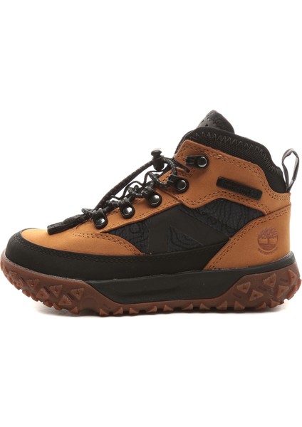 TB1A66JG2311 Timberland Greenstride Motion 6 Mıd Bungee Waterpro Bebek Bot ve &amp;ccedil;izme Turuncu