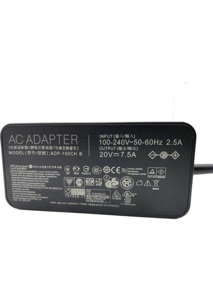 20V 7.5A 150W Yeni Nesil Asus Notebook Şarj Aleti 6.0*3.7mm /iğneli