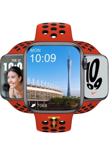 Watch 7 Dt Nlke Series Spor Watch 2022 Akıllı Saat Nfc Siri Gps Bluetooth Ç Android Ios
