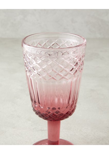 Blush Cam 3'lü Kadeh Pembe