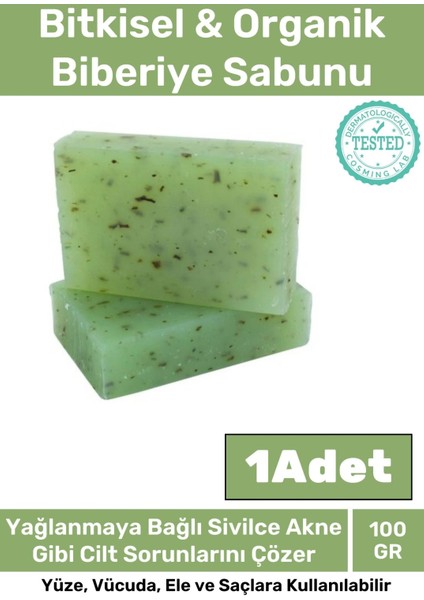 Özel Üretim Doğal Koku Yüz Cilt Beyazlatıcı Organik Nemlendirici Biberiye Sabunu 1 Adet