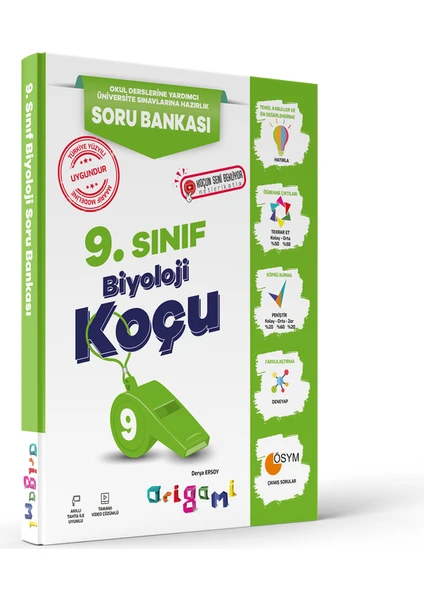 9. Sınıf Biyoloji Soru Bankası Origami Tammat Yayınları