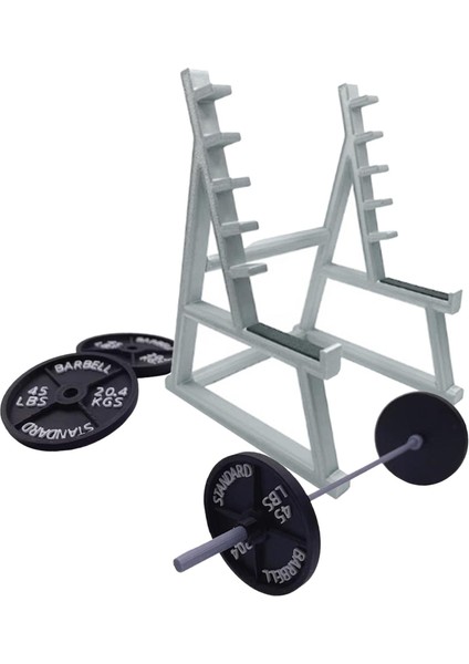 Squat Rack Barbell Rafı Barbell ile Icı Depolama Düzenleyici Raf (Yurt Dışından)