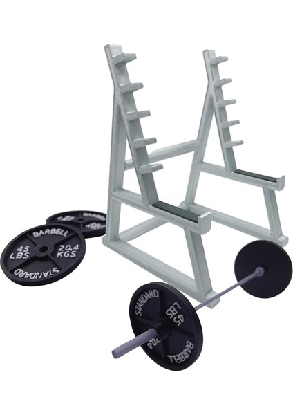 Squat Rack Barbell Rafı Barbell ile Icı Depolama Düzenleyici Raf (Yurt Dışından)