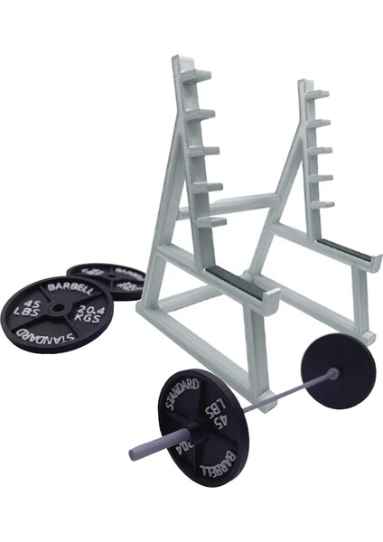 Squat Rack Barbell Rafı Barbell ile Icı Depolama Düzenleyici Raf (Yurt Dışından)