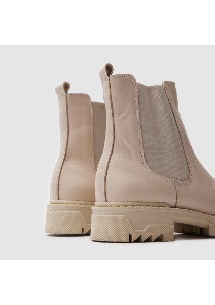 Kadın Chelsea Bot 060010, Krem, 40 indirimleri