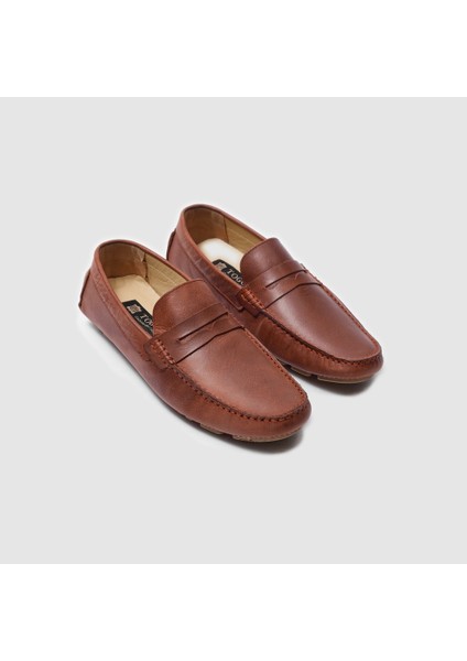Erkek Loafer AYAKKABI052054, Bordo Eskitme, 40