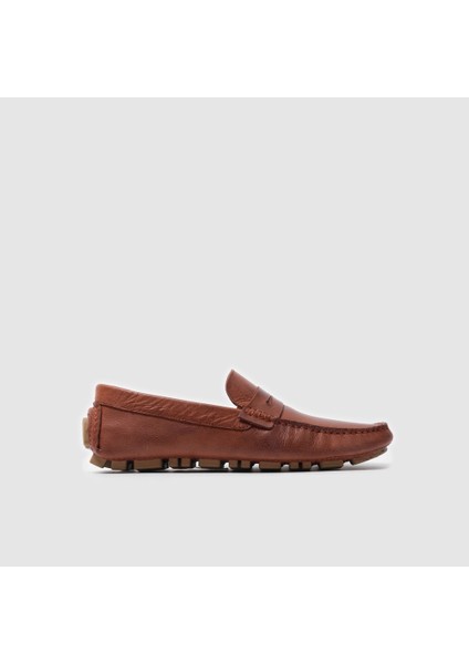 Erkek Loafer AYAKKABI052054, Bordo Eskitme, 44