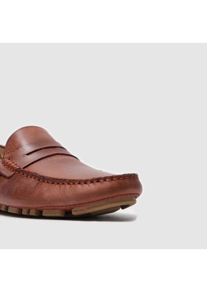 Erkek Loafer AYAKKABI052054, Bordo Eskitme, 44