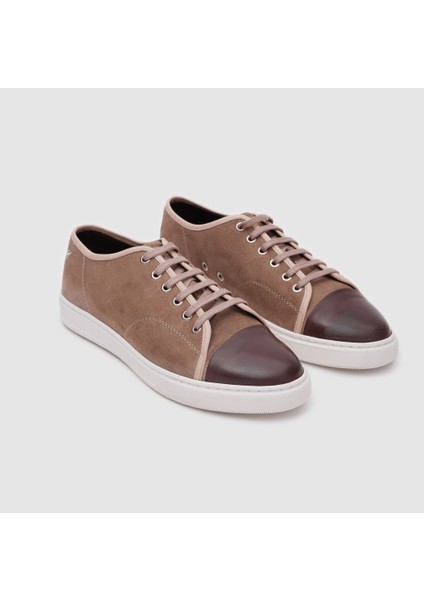 Erkek Sneaker Ayakkabı 052145, Açık Kahve, 41