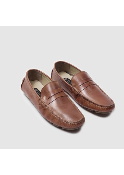 Erkek Loafer AYAKKABI052054, Taba Eskitme, 40