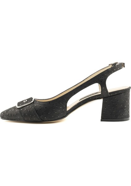 Kadın Bantlı Ayakkabı 060100, Siyah Kuşgözü, 37 modelleri