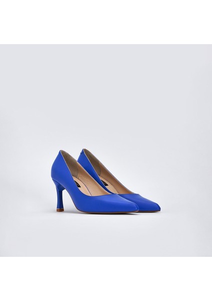 Kadın Stiletto 060064, Saks Mavi, 40