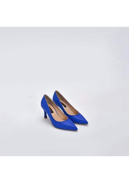 Kadın Stiletto 060064, Saks Mavi, 40