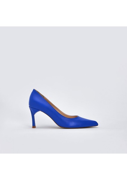 Kadın Stiletto 060064, Saks Mavi, 39