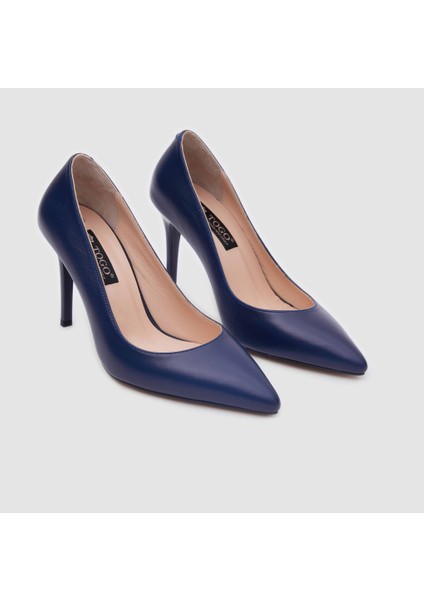 Kadın Stiletto 13 Pont 060068, Lacivert, 37