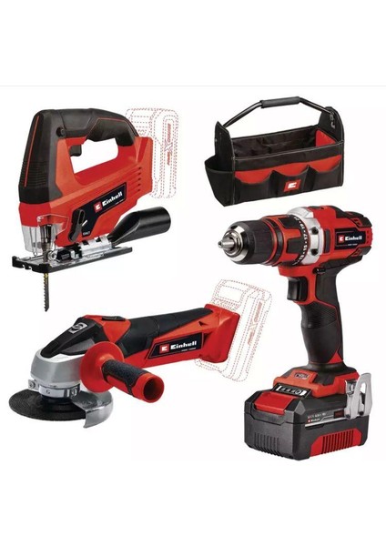 Te-Tk 18/3 Li Kit (Js+Cd+Ag) Akülü Combo Alet Seti 1x4,0 Ah