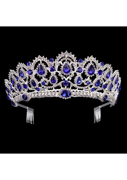 Kristal Ti Vintage Altın Rhinestone Pageant Taçlar Tarak Barok Düğün Saç Aksesuarları (Yurt Dışından)