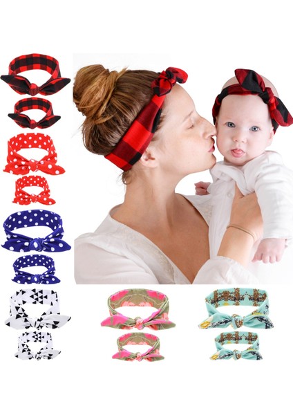 2'si 1 Arada Anne Bebek Saç Bandı Seti (Yurt Dışından) modelleri