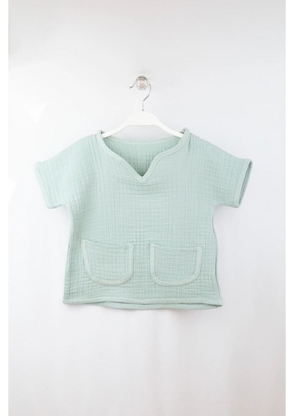 Bebek Müslin Alt Üst Önlük Takım %100 Pamuk 4 Kat BNL-0023 fiyatları