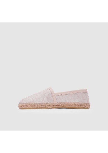 Erkek Espadril Ayakkabı 052050, Bej Monogram, 41