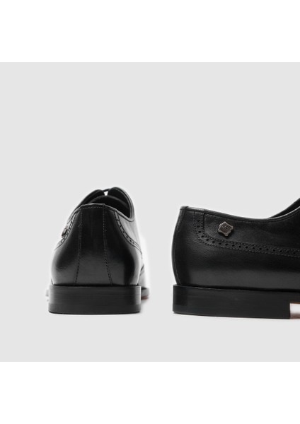 Erkek Klasik Ayakkabı 052069, Siyah Bufalo, 44