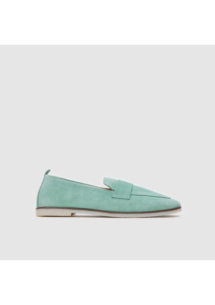 Kadın Loafer Ayakkabı 060226, Su Yeşilı, 37