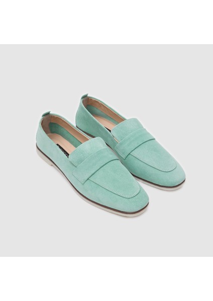 Kadın Loafer Ayakkabı 060226, Su Yeşilı, 37 fırsatları