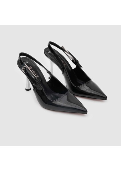 Kadın Topuklu Ayakkabı 060237, Siyah, 40 fırsatları
