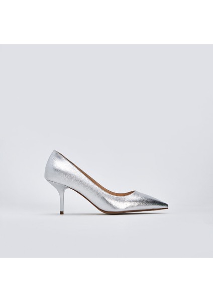 Kadın Stiletto 060062, Gümüş, 38