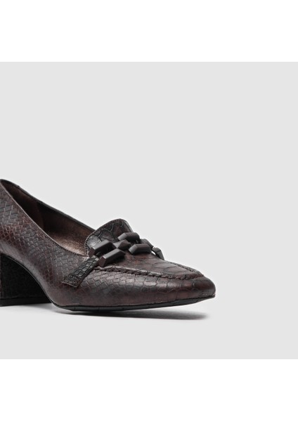 Kadın Klasik Casual Ayakkabı 060042, Kahve Piton, 36 modelleri