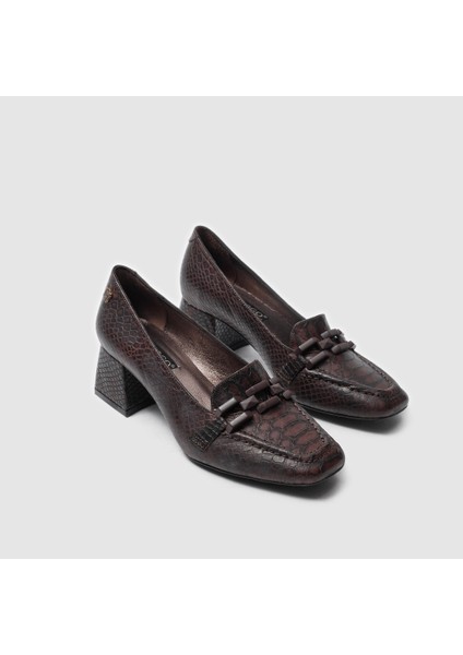 Kadın Klasik Casual Ayakkabı 060042, Kahve Piton, 36 fırsatları