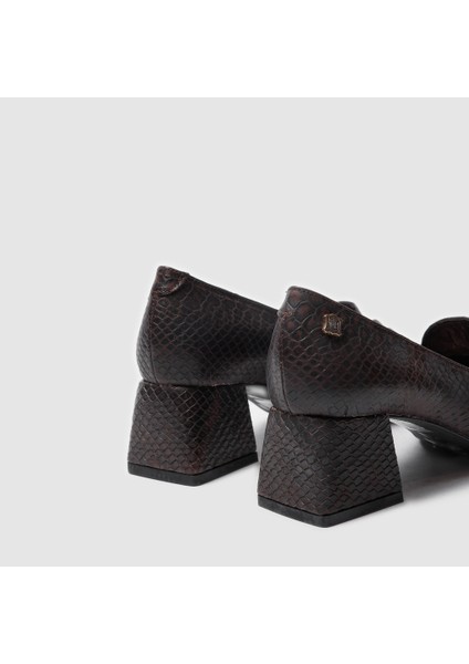 Kadın Klasik Casual Ayakkabı 060042, Kahve Piton, 36 indirimleri