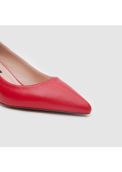 Kadın Stiletto 7 Pont 060066, Kırmızı, 39 modelleri