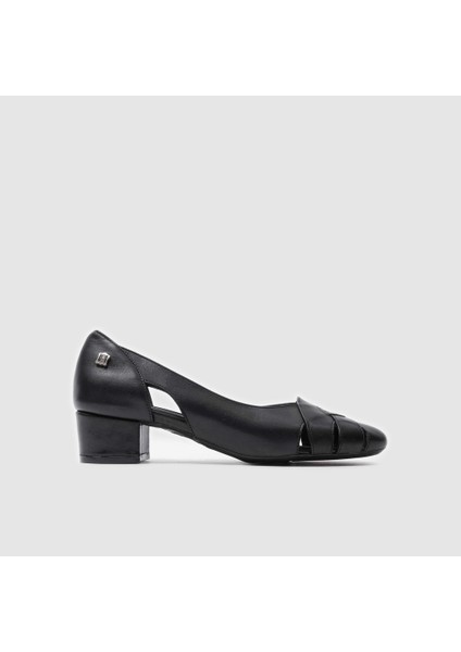 Kadın Topuklu Ayakkabı 060046, Siyah, 40