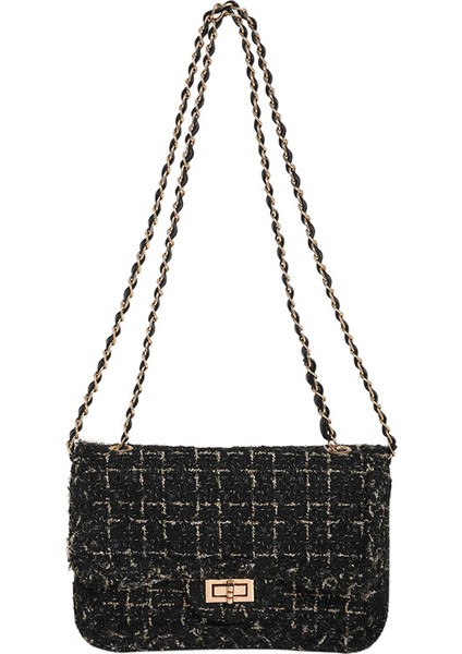 Dokuma Niş Mizaç Moda Küçük Koku Ilkbahar ve Yaz Yün Zincir Çanta 2024 Yeni Stil Modaya Uygun Tek Omuz Çapraz Vücut Çanta (Yurt Dışından)