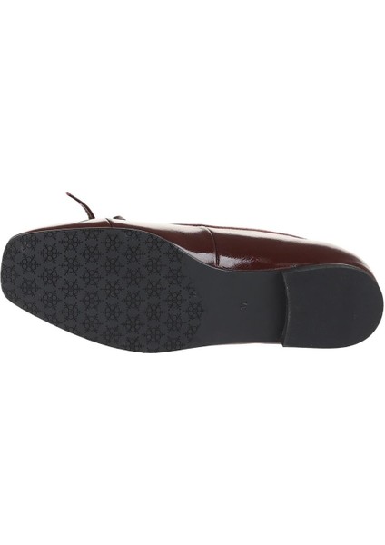 Bordo Rugan Deri Kadın Babet 01WD1302 01WD1302 indirimleri